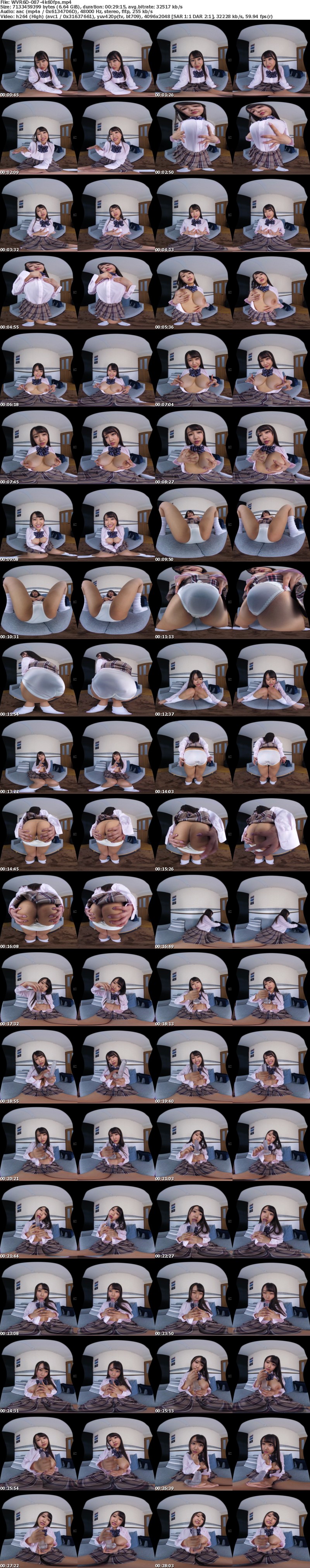 (VR) WVR6D-087 【VR】JKオナニーサポート JOI 巨乳美少女JKの絶対命令で精子ブッコきなさい！ 姫咲はな